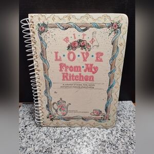 Charming Floral Spiral Cookbook - Love From My Kitchen